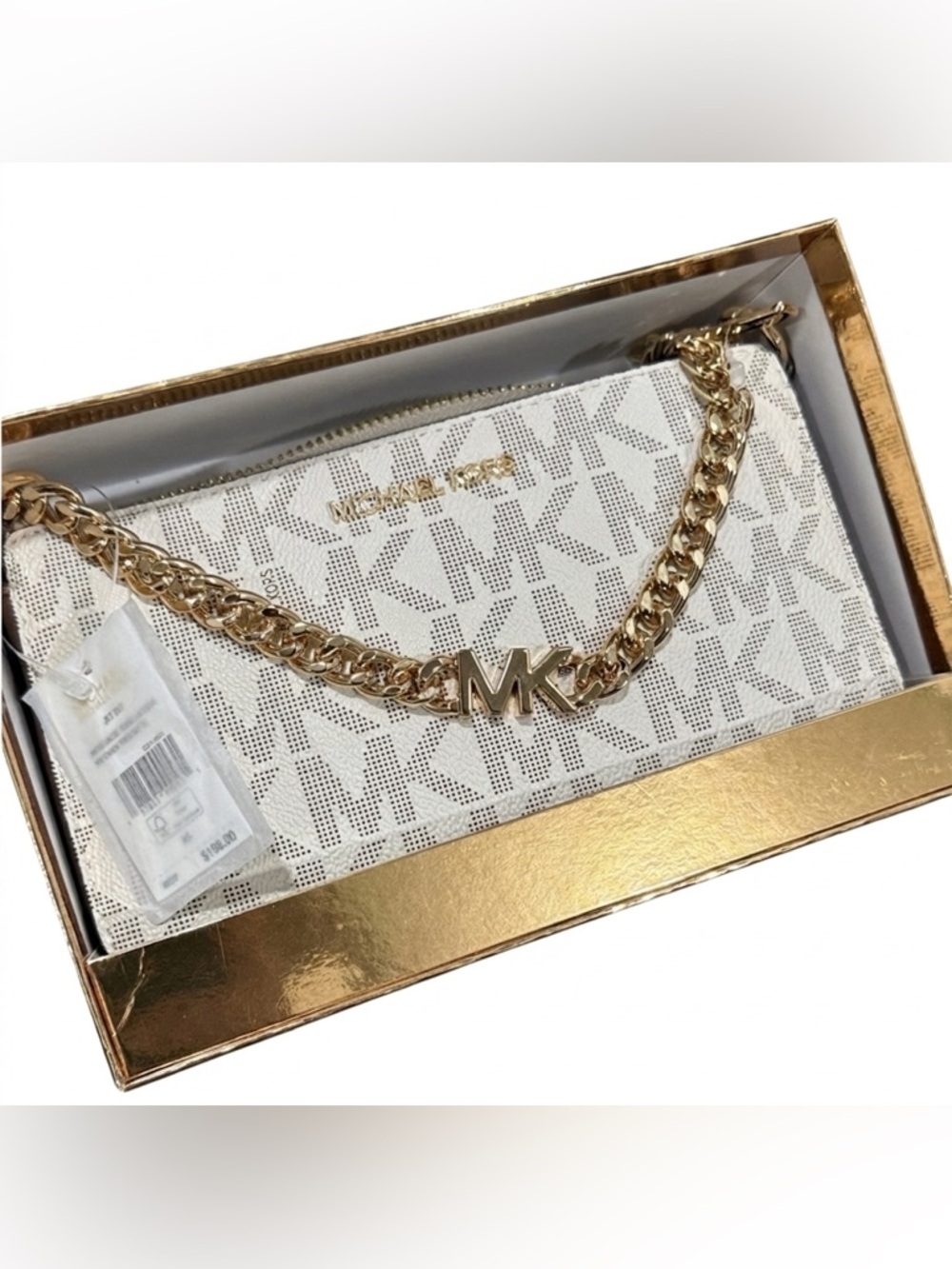 ✨ Michael Kors Jet Set Large Pouchette Clutch – NIB ✨